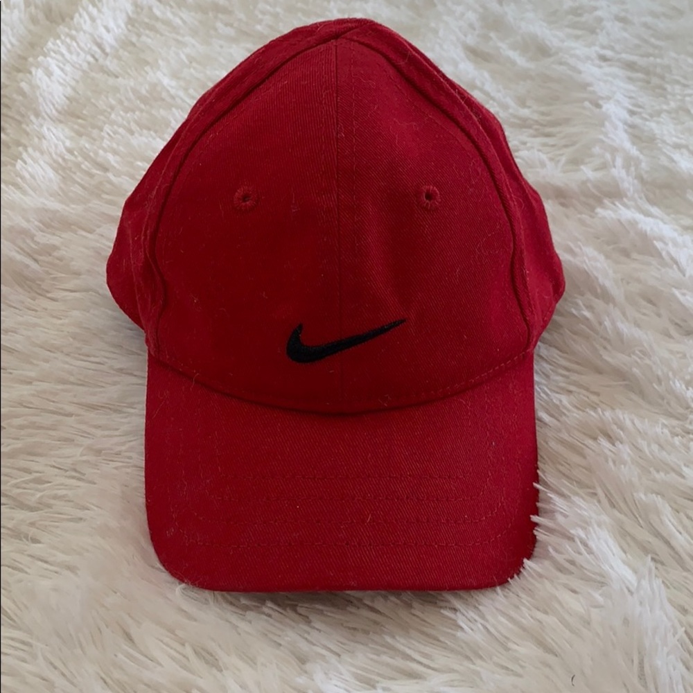 Infant Red Nike Baseball Hat